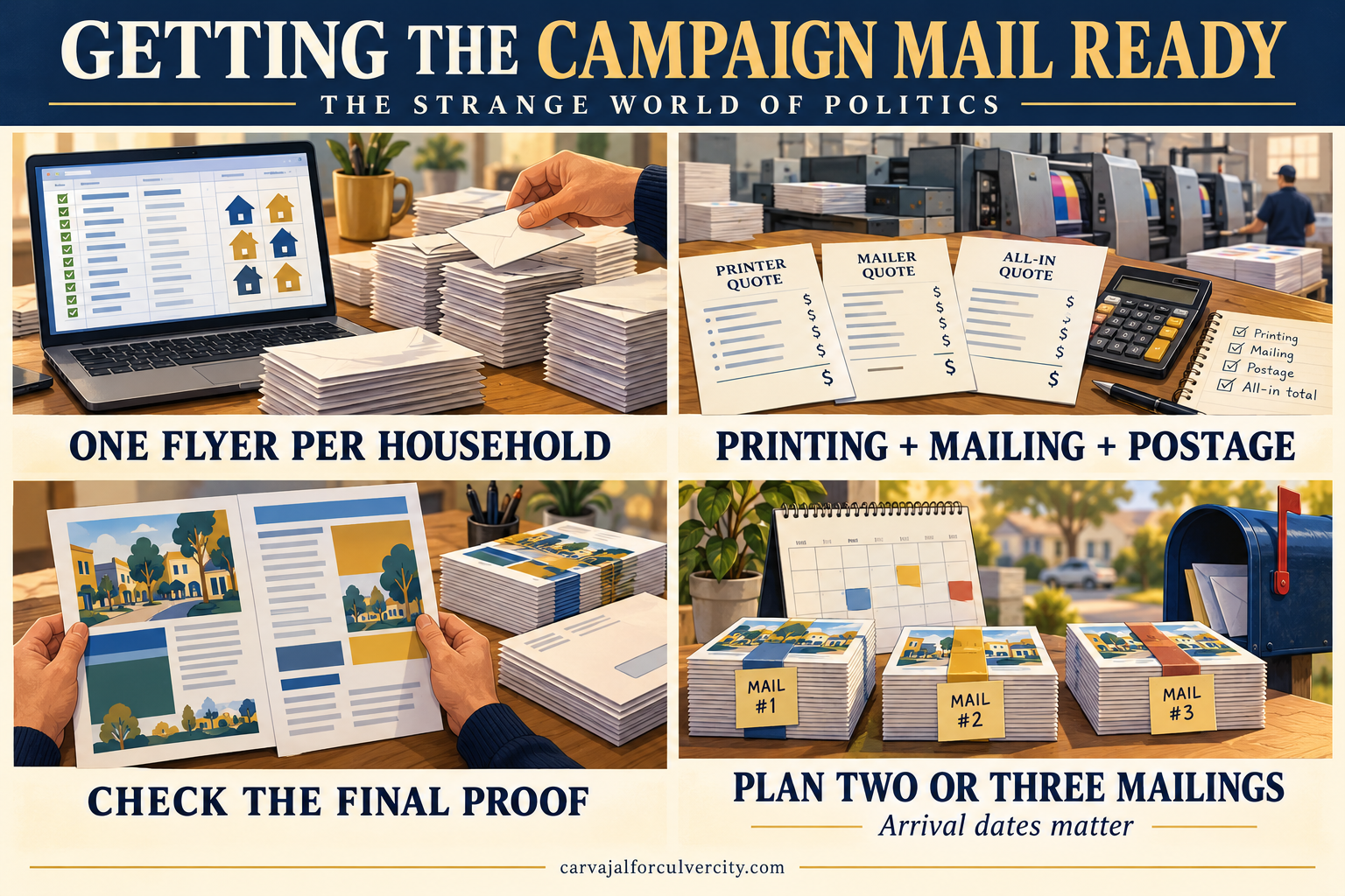 THE STRANGE WORLD OF POLITICS Episode 48: — Getting a Campaign Flyer Into Voters’ Hands